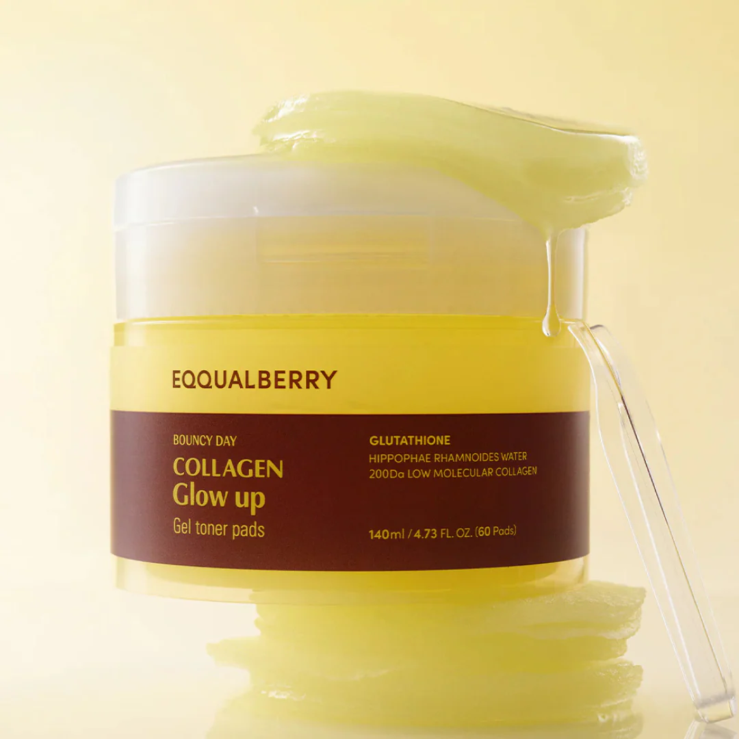 Collagen Glow Up Gel Toner Pads - 60 Pads - Image 2