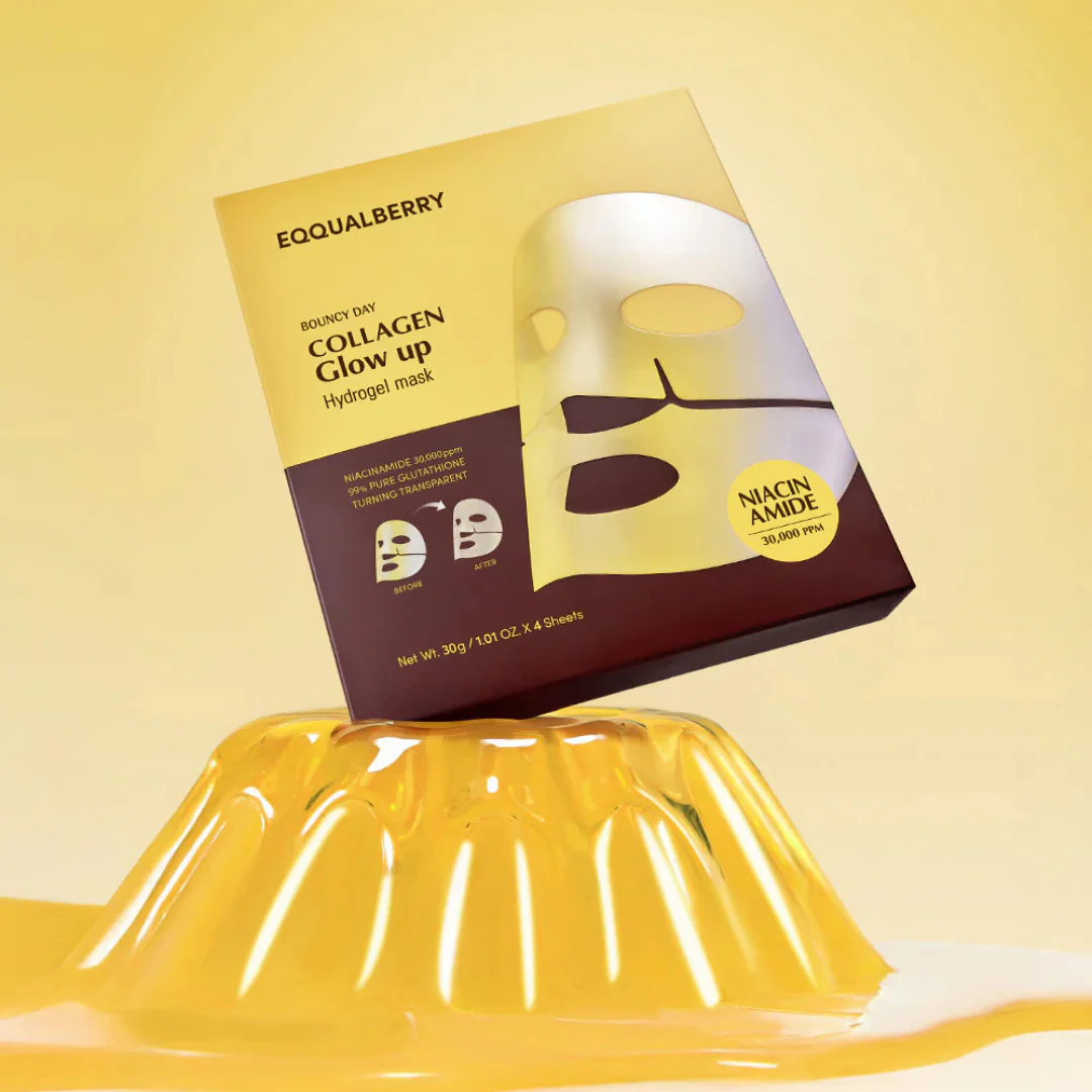 Collagen Glow up Hydrogel Mask Set - 4 Sheet Masks - Image 2