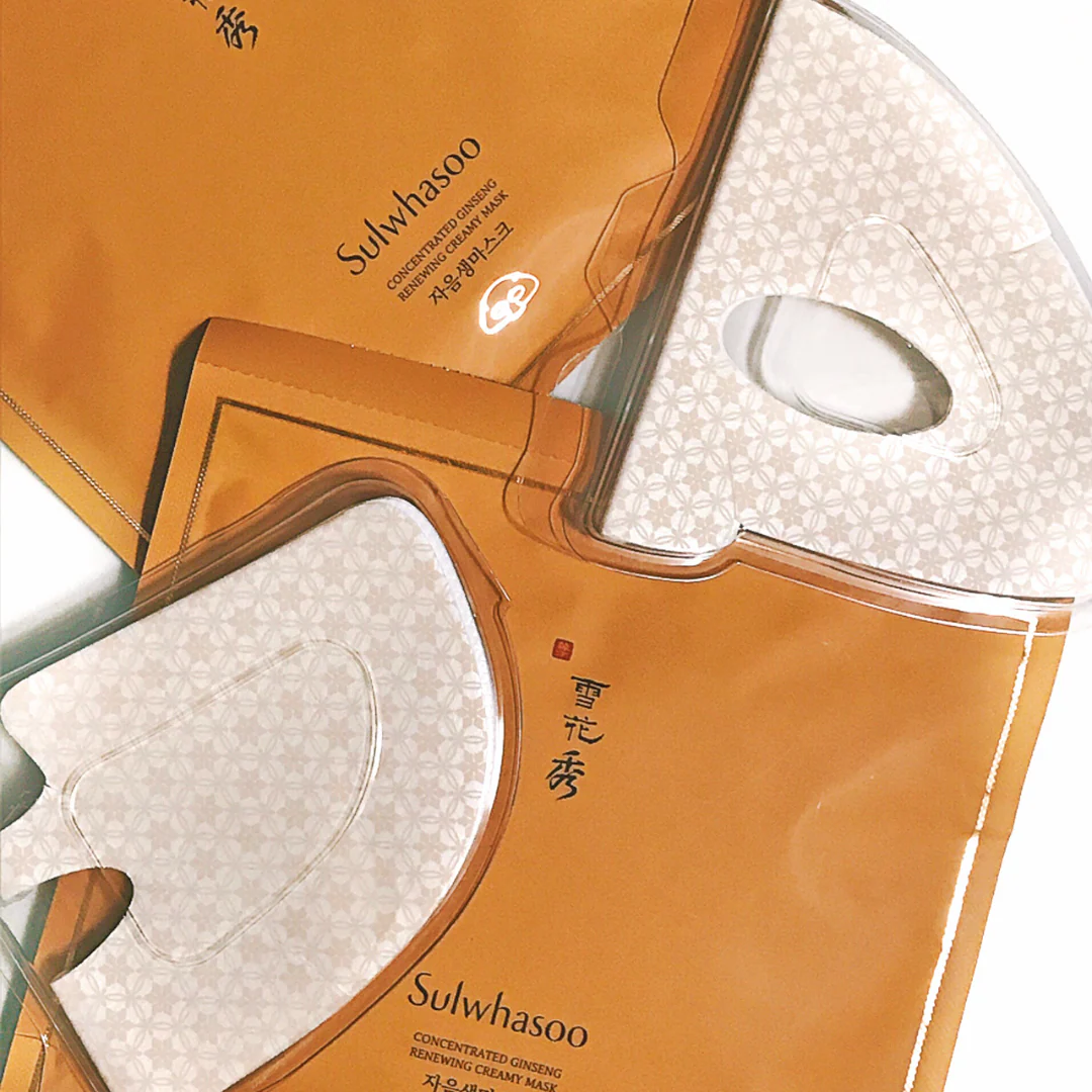Concentrated Ginseng Renewing Creamy Mask EX - 1 Sheet Mask - Image 2