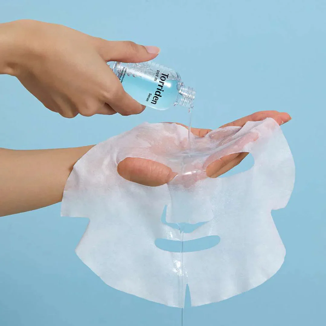 DIVE-IN Low Molecule Hyaluronic Acid Mask - 1 Sheet Mask - Image 3