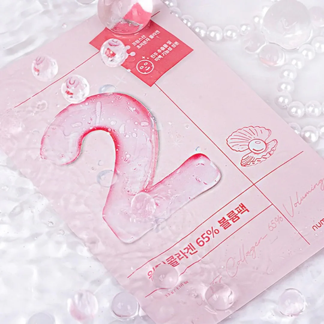 No. 2 Water Collagen 65% Voluming Sheet Mask  - Image 3