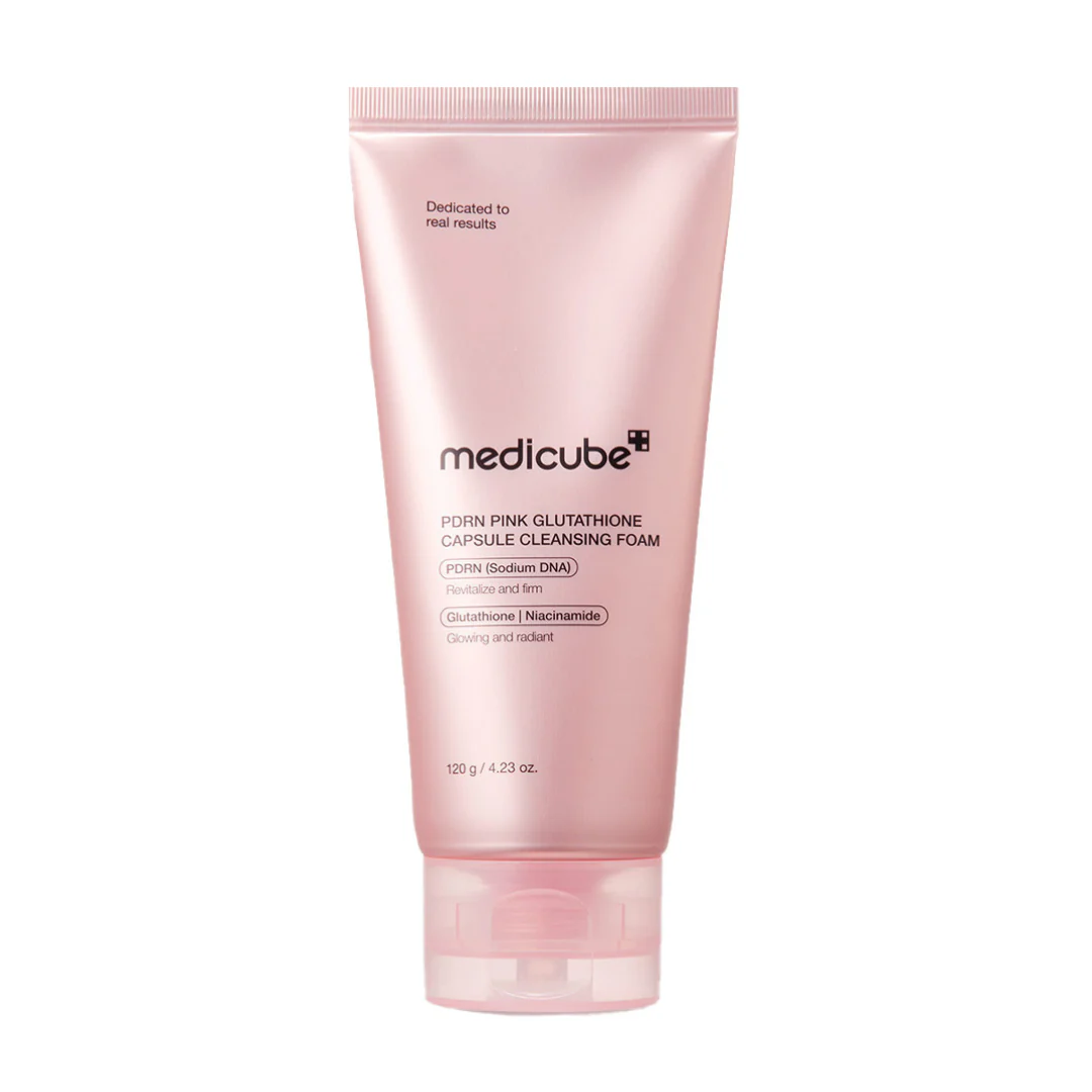 PDRN Pink Glutathione Capsule Cleansing Foam - 120 g