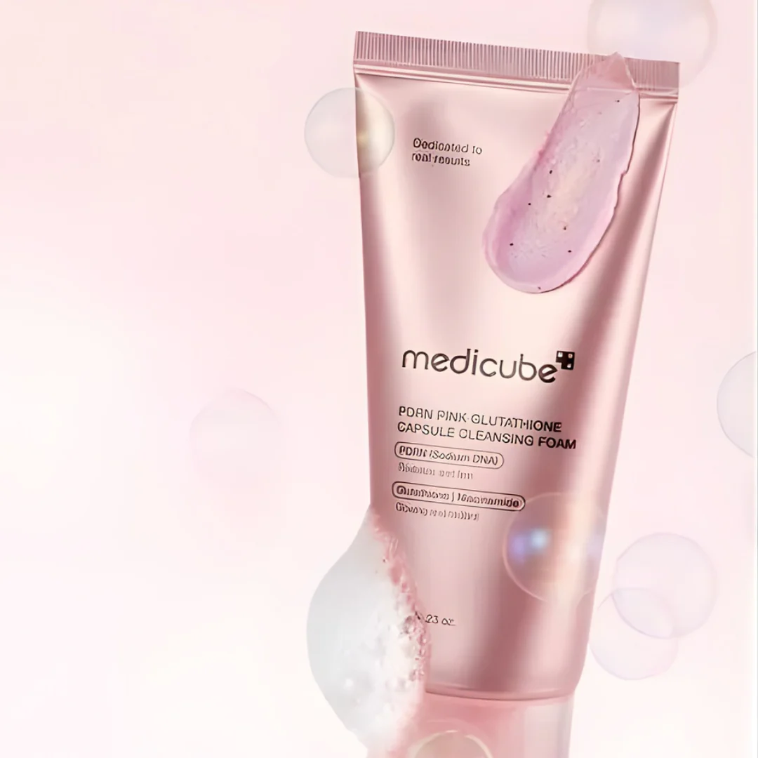 PDRN Pink Glutathione Capsule Cleansing Foam - 120 g - Image 3