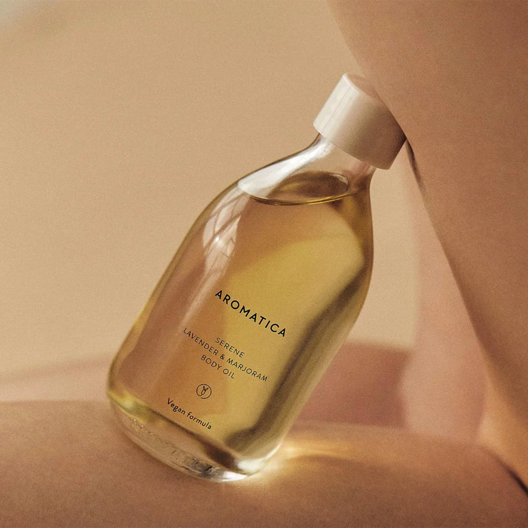 Serene Body Oil Lavender & Marjoram - 100ml - Image 3