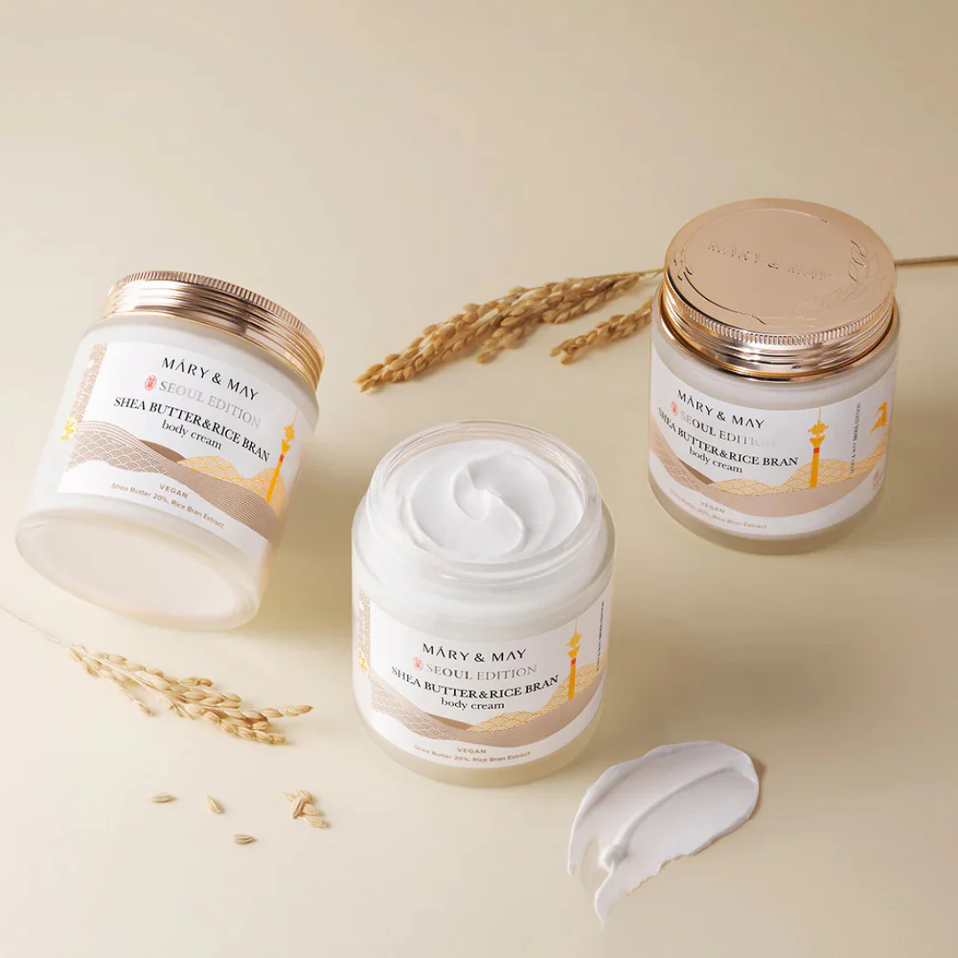 Shea Butter & Rice Bran Body Cream - 250 ml - Image 3