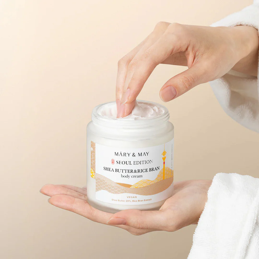 Shea Butter & Rice Bran Body Cream - 250 ml - Image 4