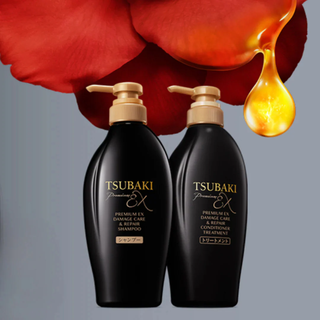 Tsubaki Premium EX Damage Care & Repair Conditioner Treatment - 450 ml - Image 2
